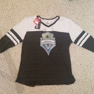 Seattle Sounders 3/4 length tshirt
